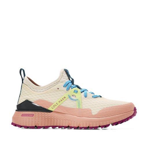 COLE HAAN ZEROGRAND GOLF シューズ Cole Haan Zerogrand Overtake Golf, White/Microchip/Radiant